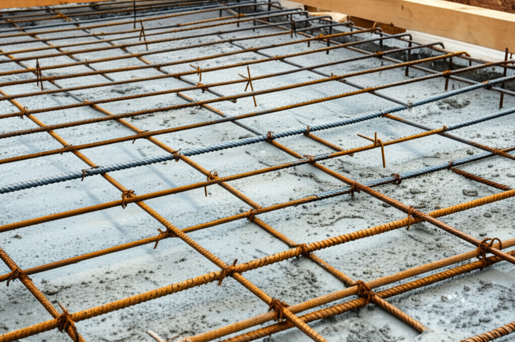 Steel concrete applications